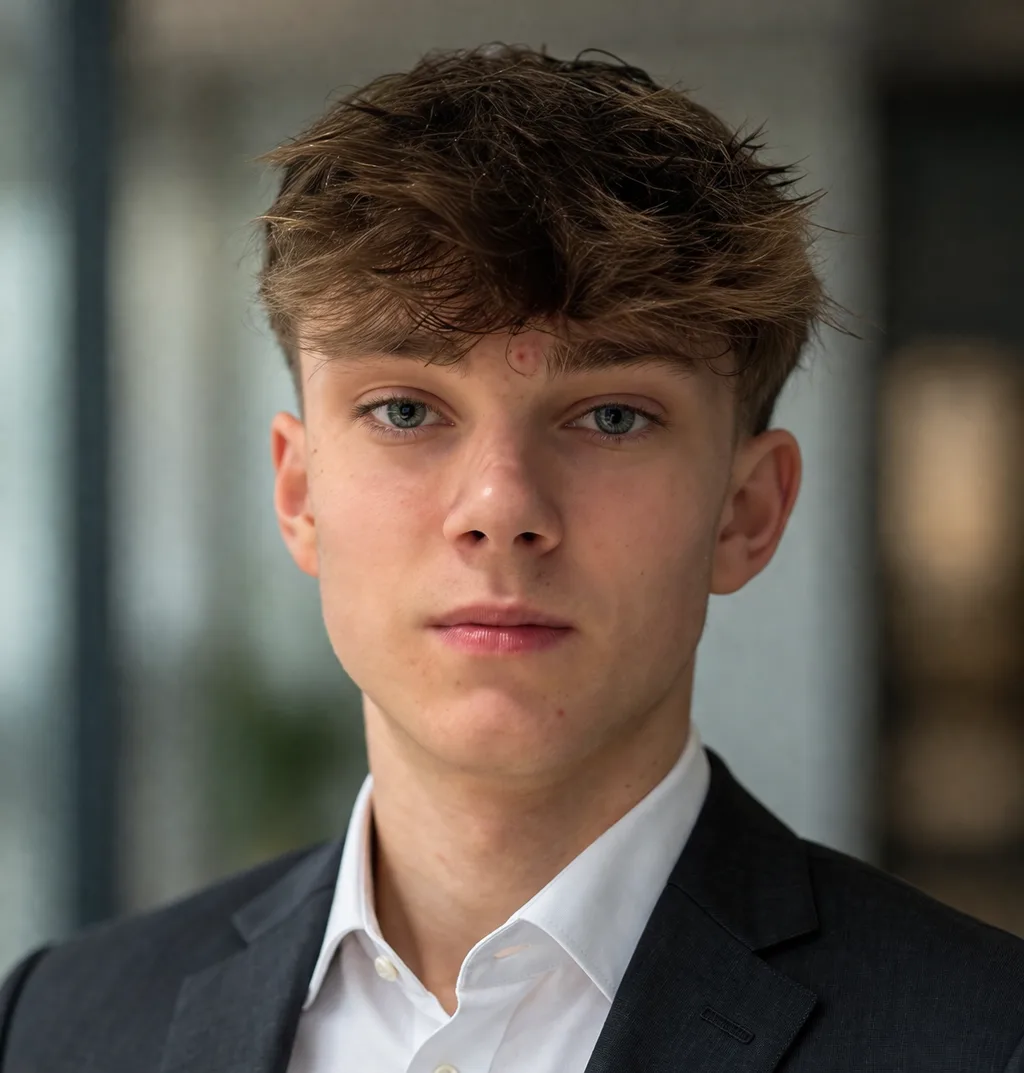 Portrait of Jack Frampton, Multi-Channel Marketing Apprentice at Queen's College Taunton